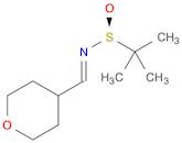 2-Propanesulfinamide, 2-methyl-N-[(tetrahydro-2H-pyran-4-yl)methylene]-, [N(E),S(S)]-