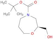 1,4-Oxazepine-4(5H)-carboxylic acid, tetrahydro-2-(hydroxymethyl)-, 1,1-dimethylethyl ester, (2S)-