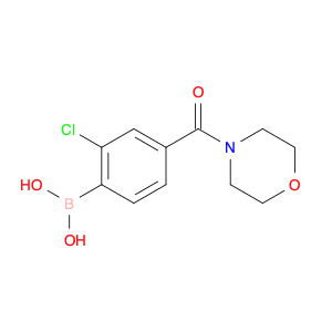 Boronic acid, B-[2-chloro-4-(4-morpholinylcarbonyl)phenyl]-