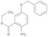 Benzoic acid, 2-methyl-5-(phenylmethoxy)-, ethyl ester