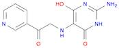 4(3H)-Pyrimidinone, 2-amino-6-hydroxy-5-[[2-oxo-2-(3-pyridinyl)ethyl]amino]-