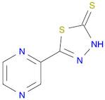 1,3,4-Thiadiazole-2(3H)-thione, 5-(2-pyrazinyl)-