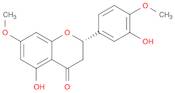 4H-1-Benzopyran-4-one, 2,3-dihydro-5-hydroxy-2-(3-hydroxy-4-methoxyphenyl)-7-methoxy-, (2S)-