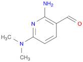 3-Pyridinecarboxaldehyde, 2-amino-6-(dimethylamino)-