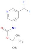 Carbamic acid, N-[5-(difluoromethyl)-3-pyridinyl]-, 1,1-dimethylethyl ester