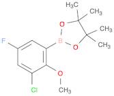 1,3,2-Dioxaborolane, 2-(3-chloro-5-fluoro-2-methoxyphenyl)-4,4,5,5-tetramethyl-