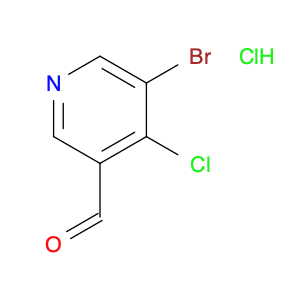 3-Pyridinecarboxaldehyde, 5-bromo-4-chloro-, hydrochloride (1:1)