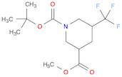 1,3-Piperidinedicarboxylic acid, 5-(trifluoromethyl)-, 1-(1,1-dimethylethyl) 3-methyl ester