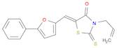 4-Thiazolidinone, 5-[(5-phenyl-2-furanyl)methylene]-3-(2-propen-1-yl)-2-thioxo-, (5Z)-