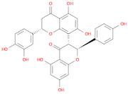 [3,8′-Bi-4H-1-benzopyran]-4,4′-dione, 2′-(3,4-dihydroxyphenyl)-2,2′,3,3′-tetrahydro-5,5′,7,7′-tetr…