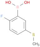 Boronic acid, B-[2-fluoro-5-(methylthio)phenyl]-