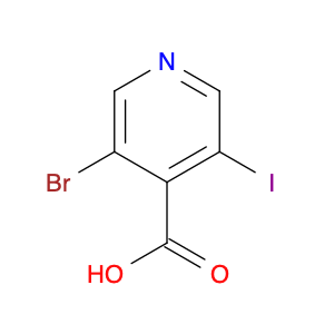 4-Pyridinecarboxylic acid, 3-bromo-5-iodo-