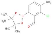 Benzaldehyde, 2-chloro-3-methyl-6-(4,4,5,5-tetramethyl-1,3,2-dioxaborolan-2-yl)-