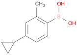 Boronic acid, B-(4-cyclopropyl-2-methylphenyl)-