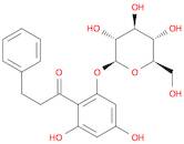 1-Propanone, 1-[2-(β-D-glucopyranosyloxy)-4,6-dihydroxyphenyl]-3-phenyl-