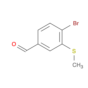 Benzaldehyde, 4-bromo-3-(methylthio)-