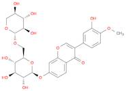 4H-1-Benzopyran-4-one, 3-(3-hydroxy-4-methoxyphenyl)-7-[(6-O-β-D-xylopyranosyl-β-D-glucopyranosyl)…