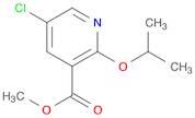 3-Pyridinecarboxylic acid, 5-chloro-2-(1-methylethoxy)-, methyl ester