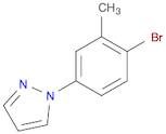 1H-Pyrazole, 1-(4-bromo-3-methylphenyl)-