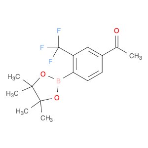 1-[4-(4,4,5,5-Tetramethyl-1,3,2-dioxaborolan-2-yl)-3-(trifluoromethyl)phenyl]ethanone