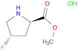 D-Proline, 4-fluoro-, methyl ester, hydrochloride, (4S)-