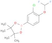 1,3,2-Dioxaborolane, 2-[3-chloro-4-(difluoromethoxy)phenyl]-4,4,5,5-tetramethyl-