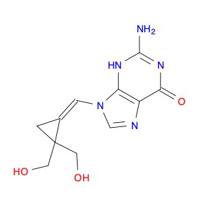 (Z)-2-Amino-9-((2,2-bis(hydroxymethyl)cyclopropylidene)methyl)-3,9-dihydro-6H-purin-6-one