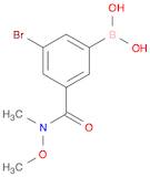 Boronic acid, B-[3-bromo-5-[(methoxymethylamino)carbonyl]phenyl]-