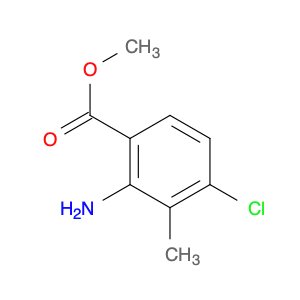 Benzoic acid, 2-amino-4-chloro-3-methyl-, methyl ester