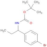 Carbamic acid, N-[1-(4-bromophenyl)propyl]-, 1,1-dimethylethyl ester