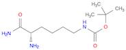 Carbamic acid, N-[(5S)-5,6-diamino-6-oxohexyl]-, 1,1-dimethylethyl ester