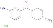 Methanone, (6-amino-2-pyridinyl)(1-methyl-4-piperidinyl)-, hydrochloride (1:2)
