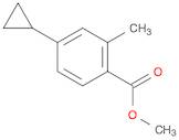 4-Cyclopropyl-2-methyl-benzoic acid methyl ester