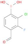 Boronic acid, B-(2-chloro-3-fluoro-4-formylphenyl)-