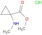 Cyclopropanecarboxylic acid, 1-(methylamino)-, methyl ester, hydrochloride (1:1)