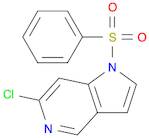 1H-Pyrrolo[3,2-c]pyridine, 6-chloro-1-(phenylsulfonyl)-