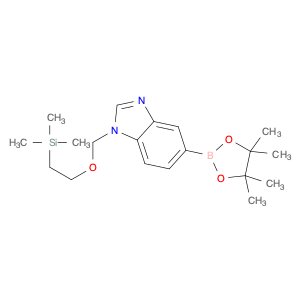 5-(4,4,5,5-Tetramethyl-1,3,2-dioxaborolan-2-yl)-1-[[2-(trimethylsilyl)ethoxy]methyl]-1H-benzimidaz…