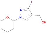 1H-Pyrazole-4-methanol, 3-iodo-1-(tetrahydro-2H-pyran-2-yl)-