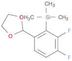 1,3-Dioxolane, 2-[3,4-difluoro-2-(trimethylsilyl)phenyl]-