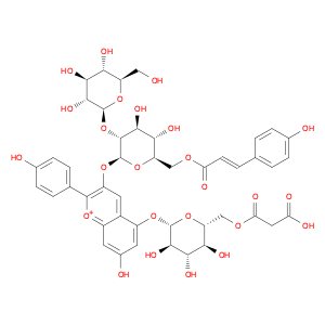5-[[6-O-(2-Carboxyacetyl)-β-D-glucopyranosyl]oxy]-3-[[2-O-β-D-glucopyranosyl-6-O-[(2E)-3-(4-hydrox…