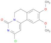 4H-Pyrimido[6,1-a]isoquinolin-4-one, 2-chloro-6,7-dihydro-9,10-dimethoxy-