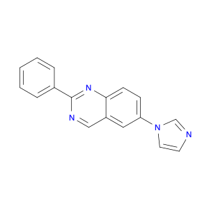 Quinazoline, 6-(1H-imidazol-1-yl)-2-phenyl-