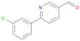 3-Pyridinecarboxaldehyde, 6-(3-chlorophenyl)-