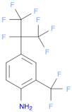 Benzenamine, 4-[1,2,2,2-tetrafluoro-1-(trifluoromethyl)ethyl]-2-(trifluoromethyl)-