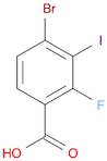 Benzoic acid, 4-bromo-2-fluoro-3-iodo-