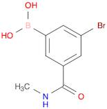 Boronic acid, B-[3-bromo-5-[(methylamino)carbonyl]phenyl]-