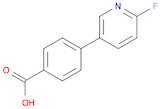 Benzoic acid, 4-(6-fluoro-3-pyridinyl)-