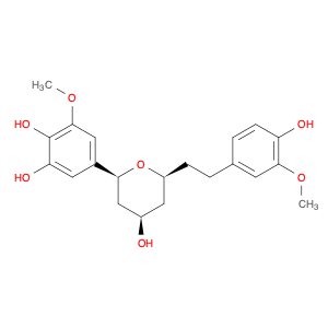 1,2-Benzenediol, 3-methoxy-5-[tetrahydro-4-hydroxy-6-[2-(4-hydroxy-3-methoxyphenyl)ethyl]-2H-pyran…