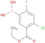 Benzoic acid, 5-borono-2-chloro-4-fluoro-, 1-ethyl ester