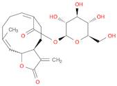 β-D-Glucopyranose, 1-[(3aS,6Z,10E,11aR)-2,3,3a,4,5,8,9,11a-octahydro-10-methyl-3-methylene-2-oxo...